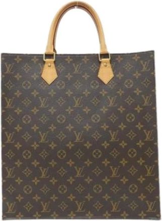 Louis Vuitton Pre-owned Tote Bags, male, Brown, Size: ONE SIZE Pre-owned Sac Plat Tote Bag