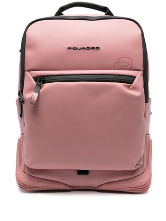 Piquadro zip backpack - men - Fabric/Polyester - One Size - Pink