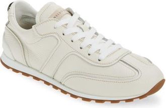 Brunello Cucinelli Leather Sneaker in Ivory at Nordstrom, Size 5.5Us