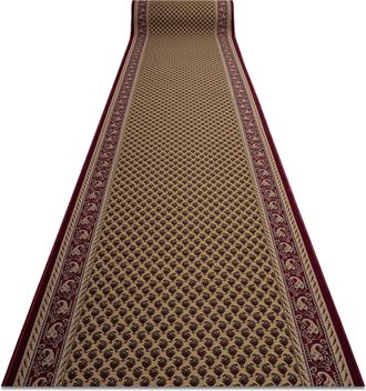 RugsX Rugsx - Alfombra De Pasillo Con Refuerzo De Goma Inca Beige 100cm Beige 100x130 Cm