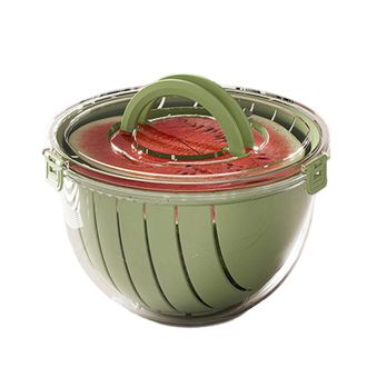 OEM Cesta De Pl&aacute;stico Para Cortar Sand&iacute;a, Con Drenaje Y Color Verde 1