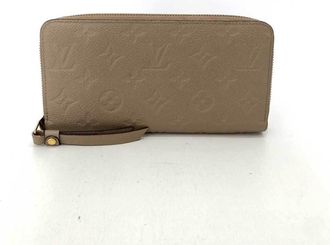 Louis Vuitton Beige Monogram Empreinte Long Wallet (Bi-Fold) (Pre-Owned)