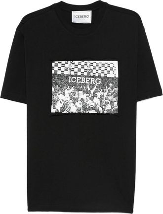 Iceberg Graphic-print Cotton T-shirt