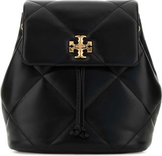 Tory Burch Tory Burch Black Leather Mini Kira Backpack