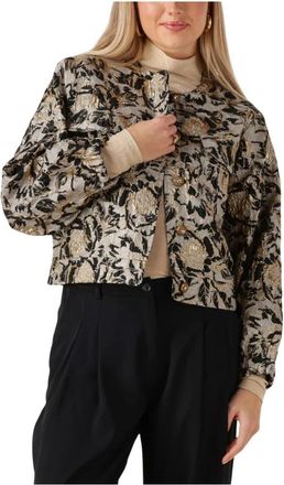 Summum Jacket Bomber Jacquard - Dames - Zomerjassen - Veelkleurig - S - Polyester - Jassen
