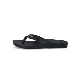 Reef Schoenen, Dames, Zwart, 37 1/2 EU, Leer, Comfortabele Cushion Court Slippers