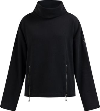 Dreimaster Dreimaster Oversized Trui takelage Dames zwart