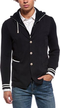 Eleventy English Rib Bib Jacket
