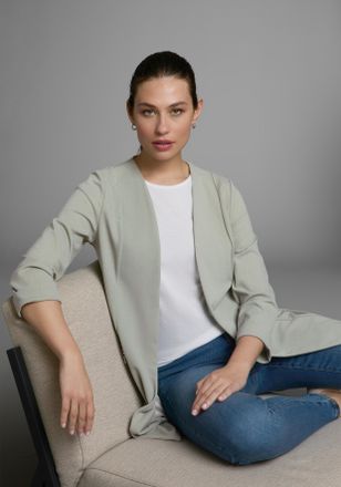 Laura Scott Longblazer mit Reissverschlüssen