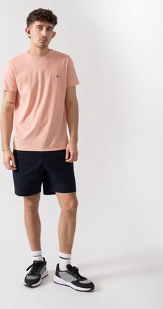 Lacoste Mens Crew Neck T-Shirt in Coral Cotton - Size X-Large
