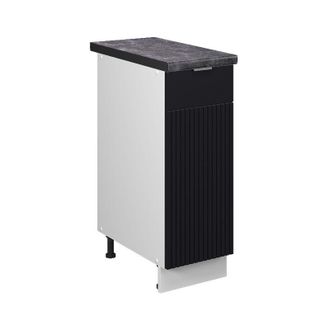 Vicco Armario De Farmacia Fame-line, Rayas Negras, 30 Cm, Et Antracita, Vicco