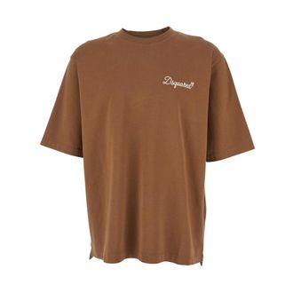 Dsquared2 Hombre, Camisetas, Marr&oacute;n, Talla: XL