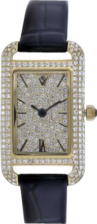 Christian Van Sant Womens Opaline Gold Dial Watch