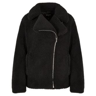 Urban Classics Dames/Dames Sherpa Bikerjas (Zwart)