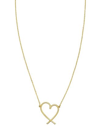 Italian Gold, Inc 14K Heart Necklace