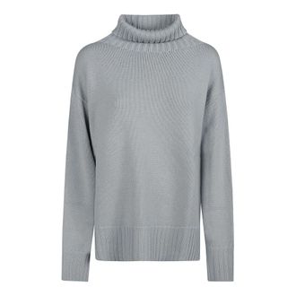 Drumohr Over Turtle Neck Sweater - Dames - Coltruien - Grijs - L - Wol - Truien & Vesten
