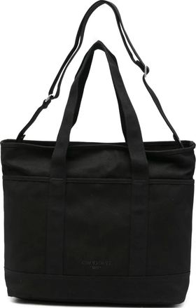 Carhartt Work in Progress logo-embroidery tote bag - men - Polyester/Cotton - One Size - Black