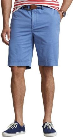 Polo Ralph Lauren Big & Tall Stretch Twill Shorts in Nimes Blue at Nordstrom, Size 56