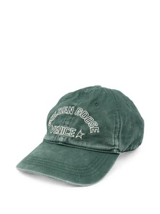 Golden Goose Hat Washed Cotton Twill Journey Baseball
