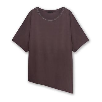Fiorella Rubino Dames, Tops, Bruin, Maat: M/L Viscose