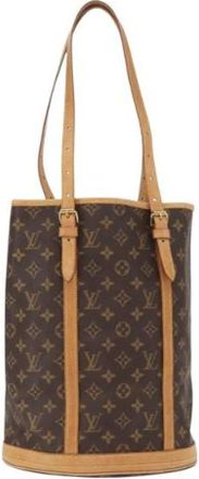 Louis Vuitton Pre-owned Bucket Bags, female, Brown, Size: ONE SIZE Pre-owned Bucket Bag