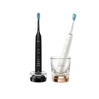 Philips Mangos De Cepillo De Dientes El&eacute;ctrico Philips Sonicare Diamondclean 9000 Hx9914/57 Ultras&oacute;nico Negro/blanco 2 Unidades 62 000 Movimientos/min