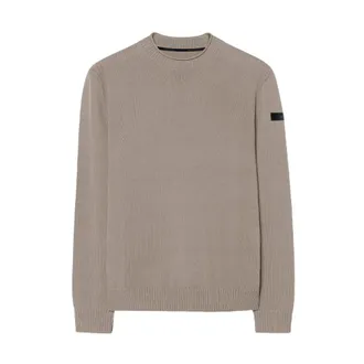Roberto Ricci Design Rrd, Truien & Vesten, Heren, Beige, L, Katoen, Katoenen Ronde Gebreide Trui