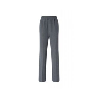 Pinko Broeken - Dames - Straight fit broeken - Grijs - M - Broeken