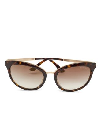Tom Ford Tortoise cat-eye sunglasses - Brown