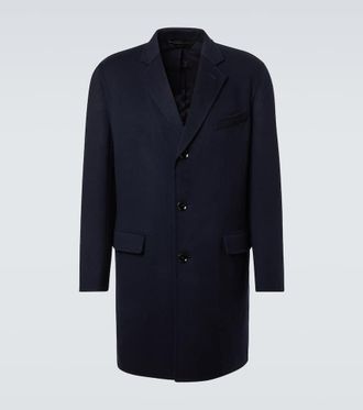 Brioni Soprabito in lana e cashmere