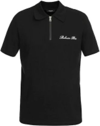 Balmain Polo Shirts, male, Black, S, Stylish T-shirts and Polos