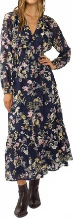 Lovestitch Dusk Serenade Maxi Dress In Blue