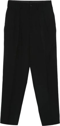 Yohji Yamamoto pleated trousers - Black