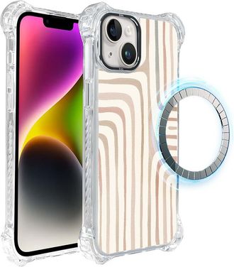 OEM Funda Ibizu Dropguard Ultra Para Iphone 14 Plus Con Magsafe, Boho, Laberinto De Arena