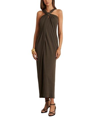 Reiss Eliza Trim Detail Jersey Dress