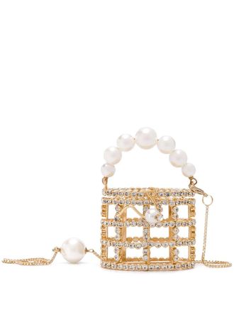 Rosantica cage mini bag - Gold