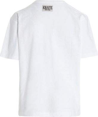 Khaite Womens White Cotton T-Shirt