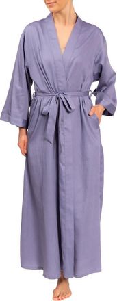 Everyday Ritual Colette Cotton Robe in Violet at Nordstrom, Size X-Small