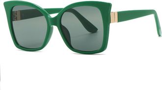 Generic Oversized Sunglasses Men For Women Trendy Leopard Sun Glasses Eyewear Fashion Luxury Shades UV400,GREEN,one size 2026