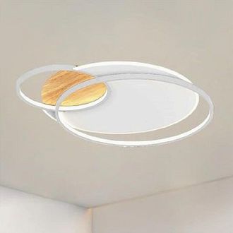 Trade Shop Trade Shop - Plafoniera Led 38w Cerchi Bianco Lampadarito Modern Luce Naturale 70838