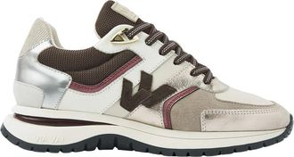 VIA VAI Schoenen, Dames, Veelkleurig, 42 EU, Leer, Usher Davina Sneakers