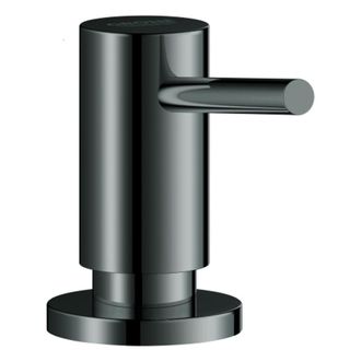 GROHE Cosmopolitan Dosificador De Jab&oacute;n L&iacute;quido Con Bomba Y Dep&oacute;sito 500ml, Grafito Duro (40535a00)