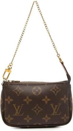 Louis Vuitton Pre-owned Mini Bags, female, Brown, Size: ONE SIZE Pre-owned Mini Pochette Accessoires