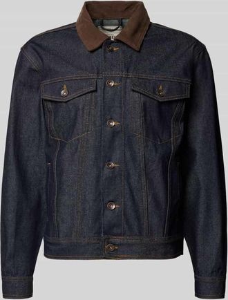 Redefined Rebel Jeansjacke mit Brusttaschen Modell BILLY in Jeansblau, Gr&ouml;&szlig;e XXL