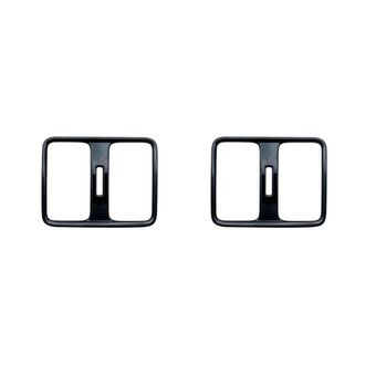 OEM 4 Embellecedores De Cubierta De Ventilaci&oacute;n De Asiento Trasero En Negro Brillante Para Interior De Autom&oacute;vil Vezel Hr-v Hrv 2021 2022