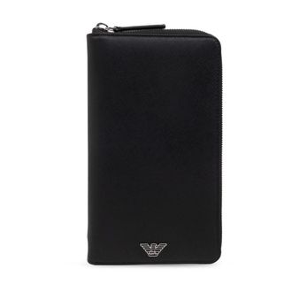 Emporio Armani Wallets & Cardholders, male, Black, Size: ONE SIZE Zip Wallet