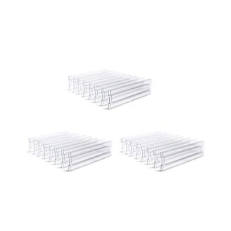 OEM Juego De 24 Separadores De Cajones, Ajustables Desde 8,1 Cm De Altura, Extensibles De 28 A 52,5 Cm, Organizador De Cajones De Cocina, Pl&aacute;stico