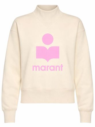 Isabel Marant Moby Cotton Blend High Sweatshirt
