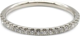 Harry Winston patinum diamond ring - Silver