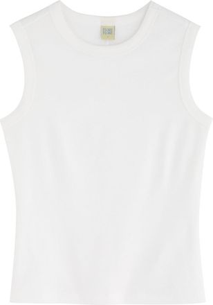 Flore Flore Flore Flore Esme Cotton Tank - White - S (UK8-10 / S)